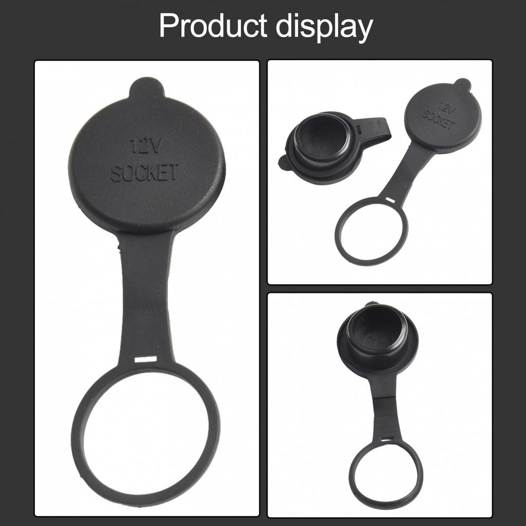 Replacement Waterproof Cap for Car Socket Cover 12V Outlet Lid Set of 5