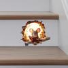 Mausloch-Sticker für kaputte Wände, Tier-Thema, abnehmbare Ratten-Aufkleber für Ecken, Wohnzimmer, Schlafzimmer, Kinderzimmer, Wandkunst