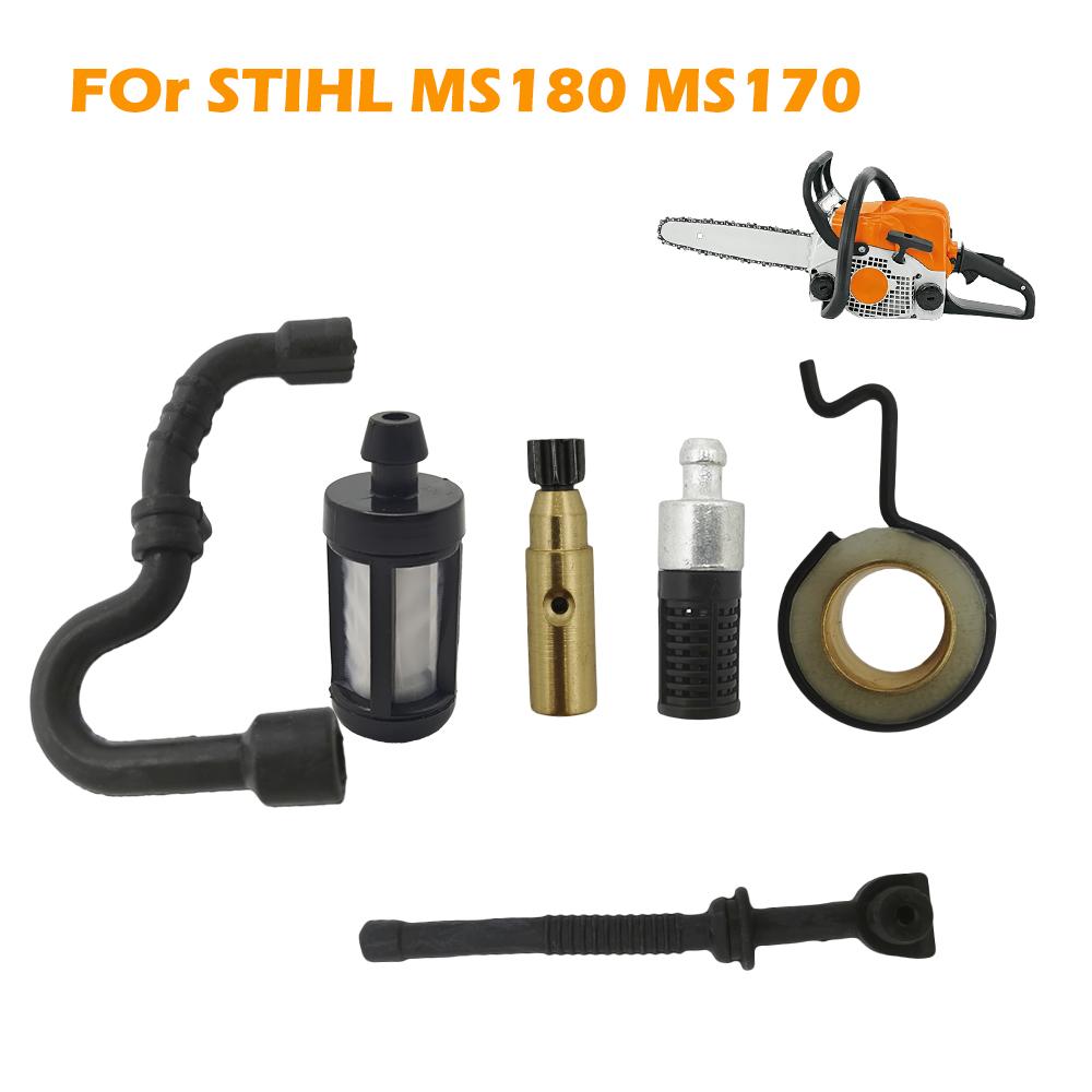 

Oil Pump Worm Gear Fuel Oil Filter Line Hose Kit for Stihl MS180 MS170 MS 180 170 018 017 Chainsaw Parts 11236407102