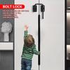 Patio Sliding Door Loop Lock,90/180 Degree Doors Latch Locks,Gate Anti-theft Buckle,U-Shaped Door Bolts Hasp Hardware