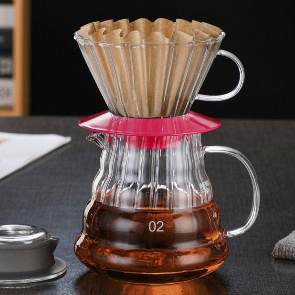 50 Stück/Box Handwäsche Kaffeepulver Filterbeutel Kuchenart Handgebrühter Kaffee Papier Café