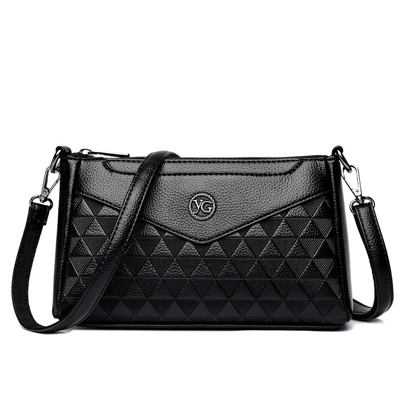 Luxury Designer Ladies Handbags Fashion High Quality Leather Shoulder Bags for Women New Solid Color Female Crossbody Bag Purses