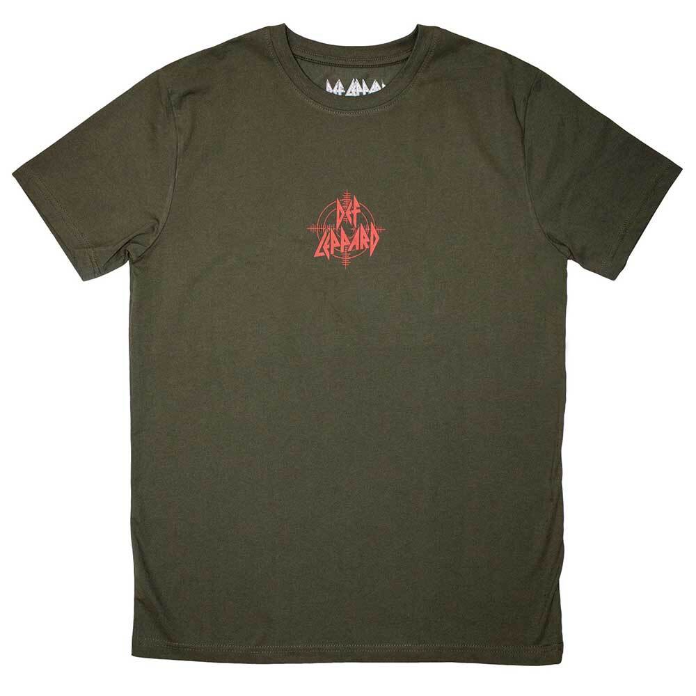 

Def Leppard Mini Target Logo T-Shirt Green New Unisex T-Shirt XXL
