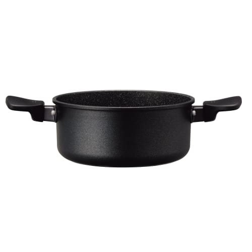 Kai Corporation KAI Lightweight 20cm Two-Handled Pot, Gas/Induction Compatible, with Lid, PFOA and PFOS Free, KHS DW5644