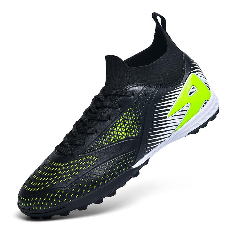 Men's/Women's Football Boots Rubber Soft Sole Short Nails Artificial Turf Youth Kids Football Shoes