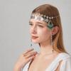 Alloy Forehead Chain Ethnic Style Hair Tassel Chains Trendy Hairband Jewelry  Women