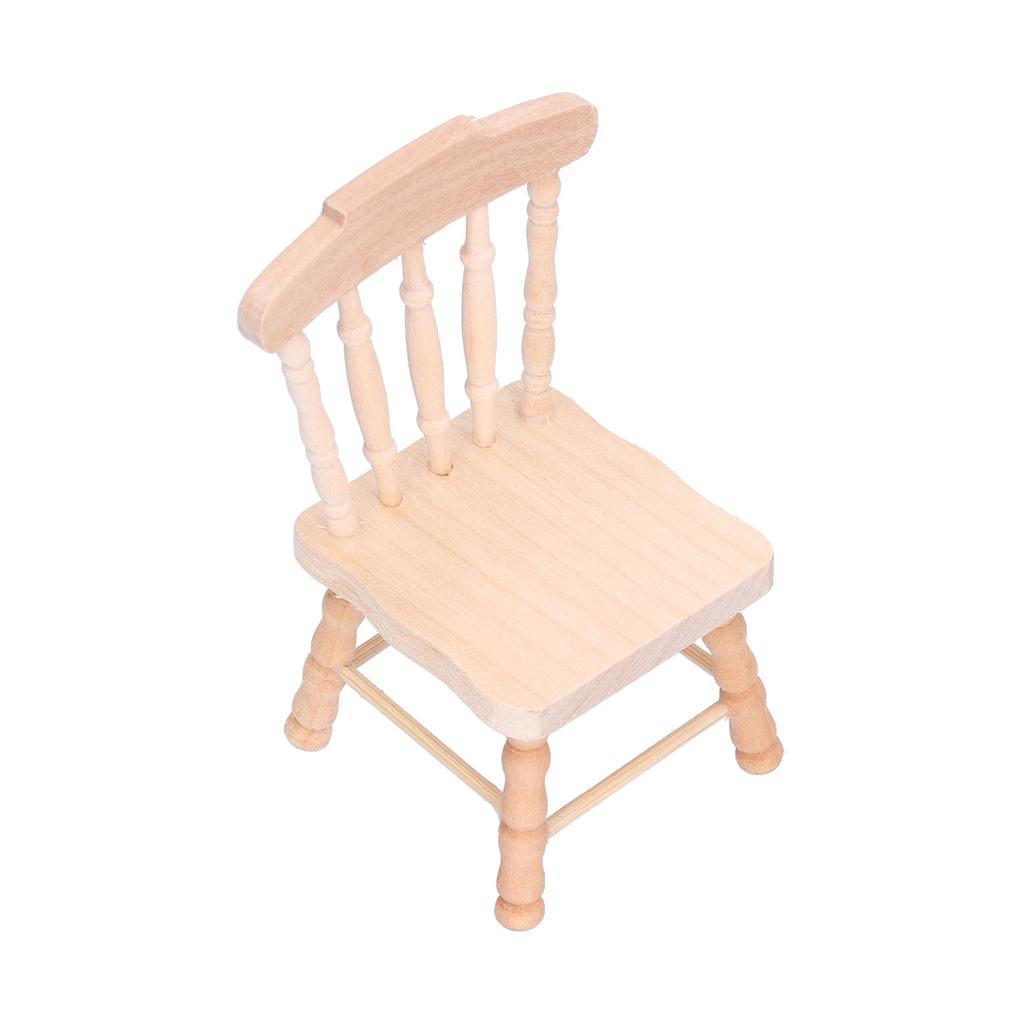 1:12 Chair Miniature Furniture Doll House Decoration Model Children Play Toy