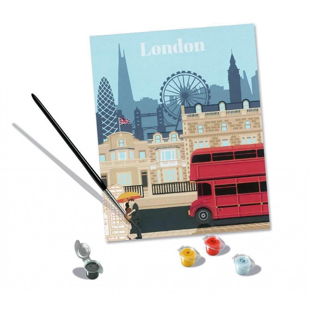 Ravensburger CreArt London, UK 23525 4 (Omalovánky Malování podle čísel Olejomalba Umělecká malba)