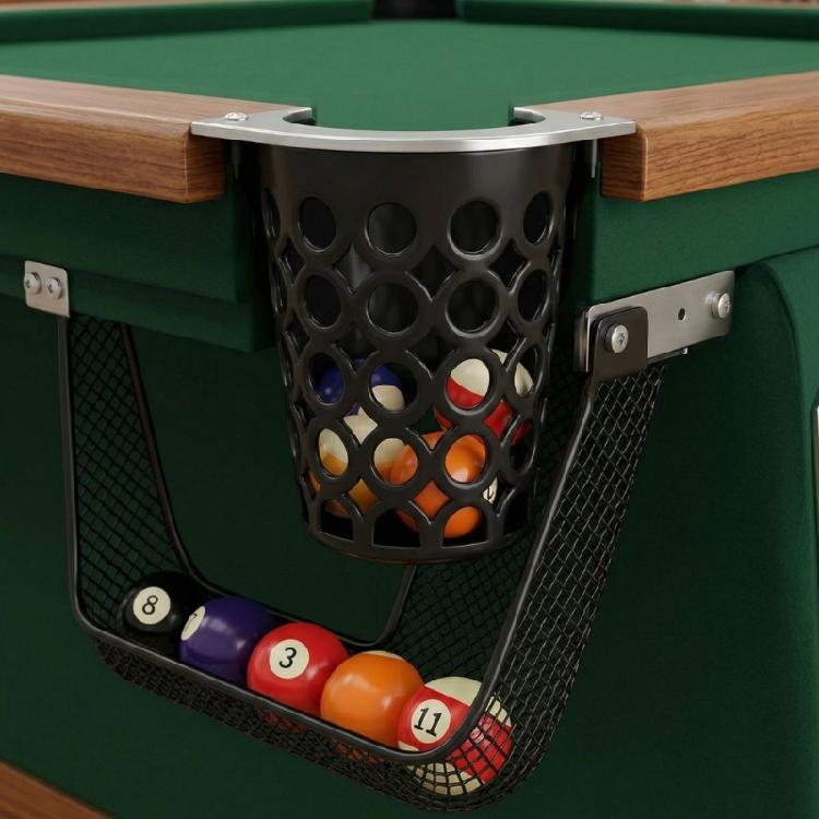 Pack of Billiard Ball Rack for Commercial Pool Table Game Room High Capacity Pool Table Ball Baskets for Club Home Use