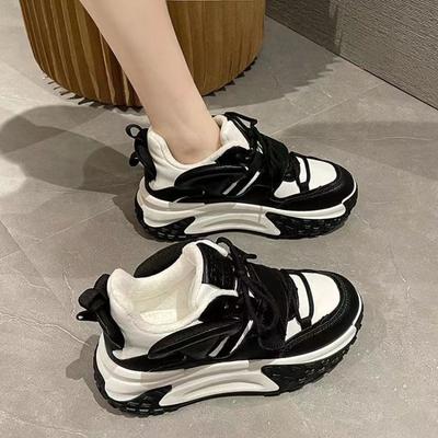 Dames Herfst Winter Pluizige Dikke Zool Dad Chunky Sneakers Warm Comfortabel Veelzijdige Hardloopschoenen voor Sport Casual Kleding