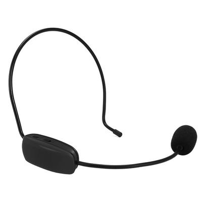 FM Wireless Microphone Headset 87.5MHz-108MHz Radio Mic Multi-channel Lectures Microphone for Loudspeaker Teaching Meeting Guide