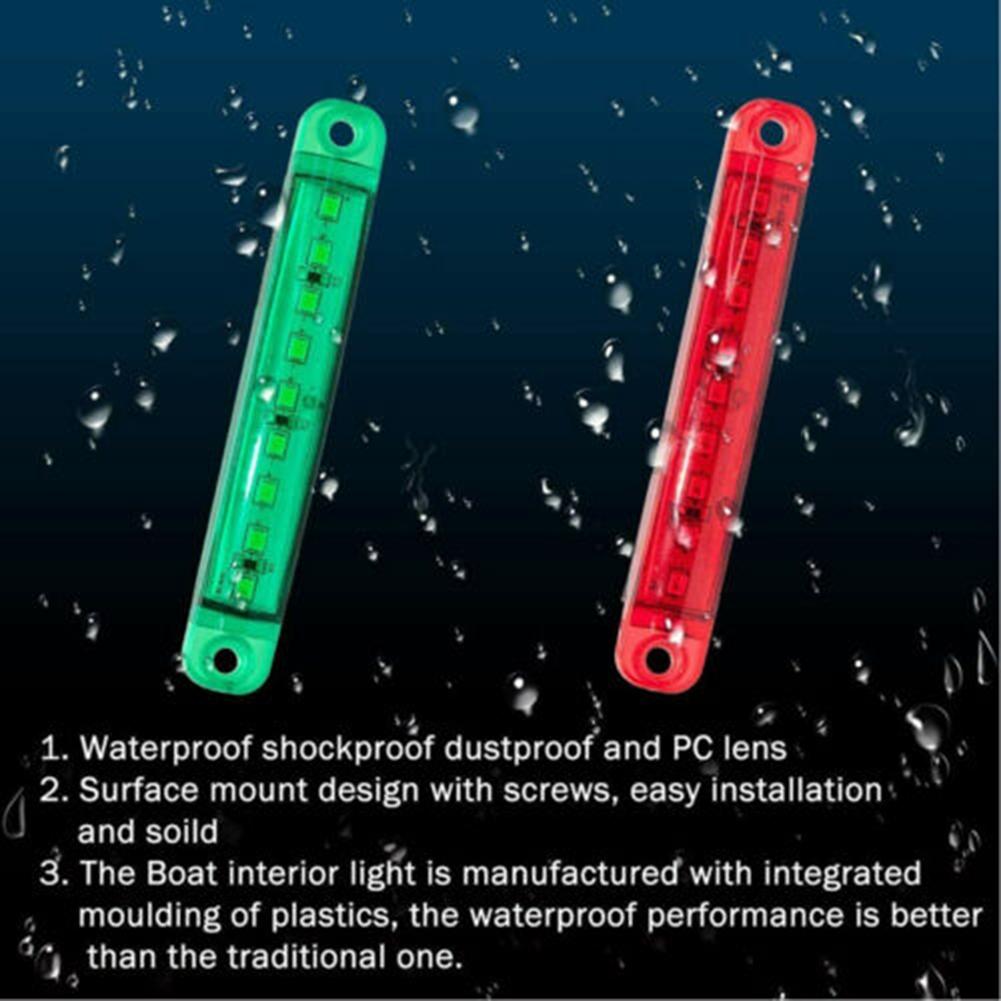 Marine Nutzleisten-LED-Leuchten Autolichter ABS-Kunststoff Bootslichter