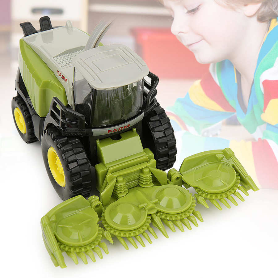 1/42 Simulation Harvester Alloy Farm Vehicle Model Toy Birthday Gift Party Favor Toy for Kids Children