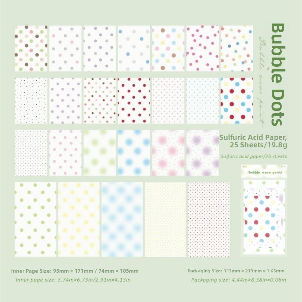 25 Blätter Handgemachtes Bastel-Notizblock DIY Schreibwarenpapier Scrapbooking Materialpapier Tagebuch