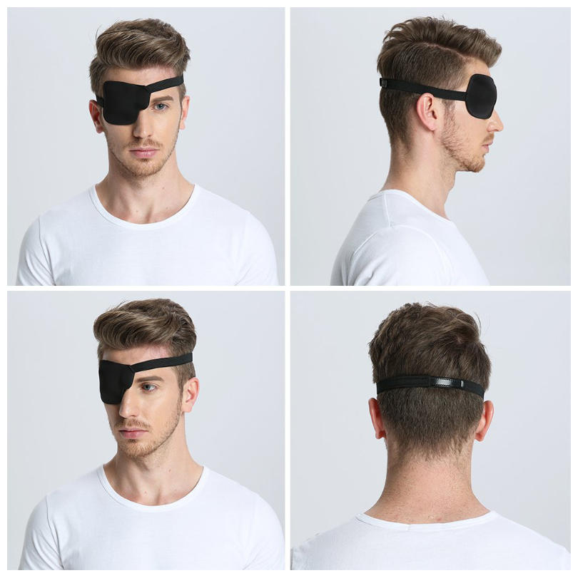 3D Single Eye Patch Adjustable Breathable Covering Eyepatch Soft Amblyopia Strabismus Astigmatism Eye Patches For Right Or Left