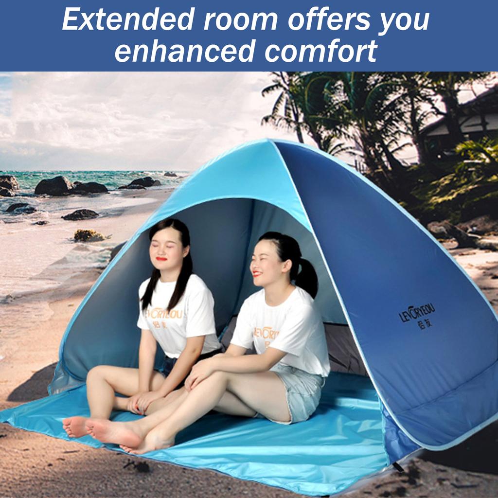Outdoor Camping Tent Pop up Fun Play Tent Automatic Instant Tent UV Protection Tent Sun Shade Awning for Camping Beach