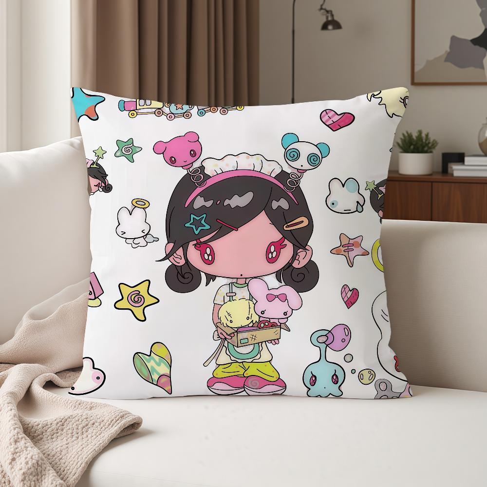 Cartoon Y2K Cute Pillow Case Suitable For Bedrooms Living Rooms Cars Home Decoration