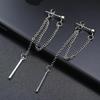 Women's Long Chain Drop Earrings - Dangle Earrings for Everyday Wear
