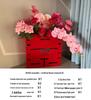 Romantic Floral Arrangement for Weddings, Bedrooms, and Living Rooms - Bedside Bouquet Decorations