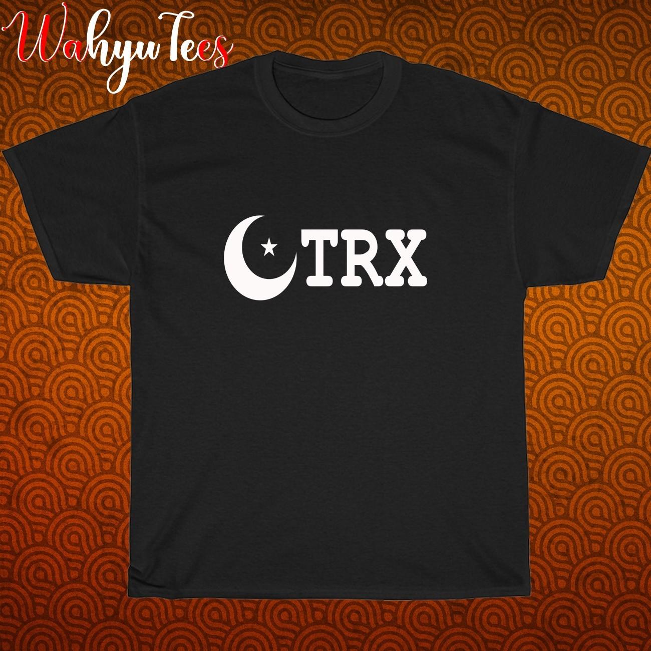 New TRX Drums Cymbals Logo Black/Grey/Navy/White Size S-5XL Unisex T-Shirt L