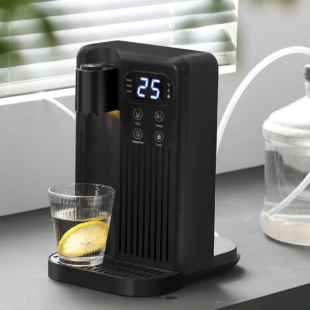Hot Water Dispenser with Child Lock   12 Temperature Fast Hting Antislip Water Boiler Warmer for Table Top 3L