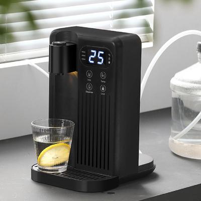 Hot Water Dispenser with Child Lock   12 Temperature Fast Hting Antislip Water Boiler Warmer for Table Top 3L