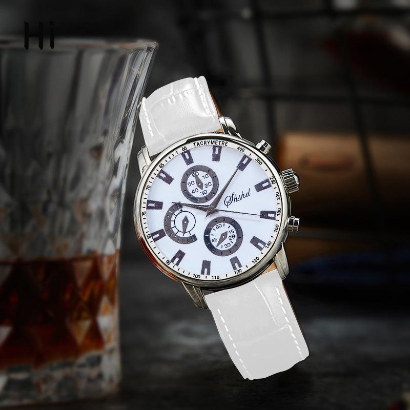 

Новые деловые часы кварцевые спортивные часы повседневные мужские часы с поясом мужские часы