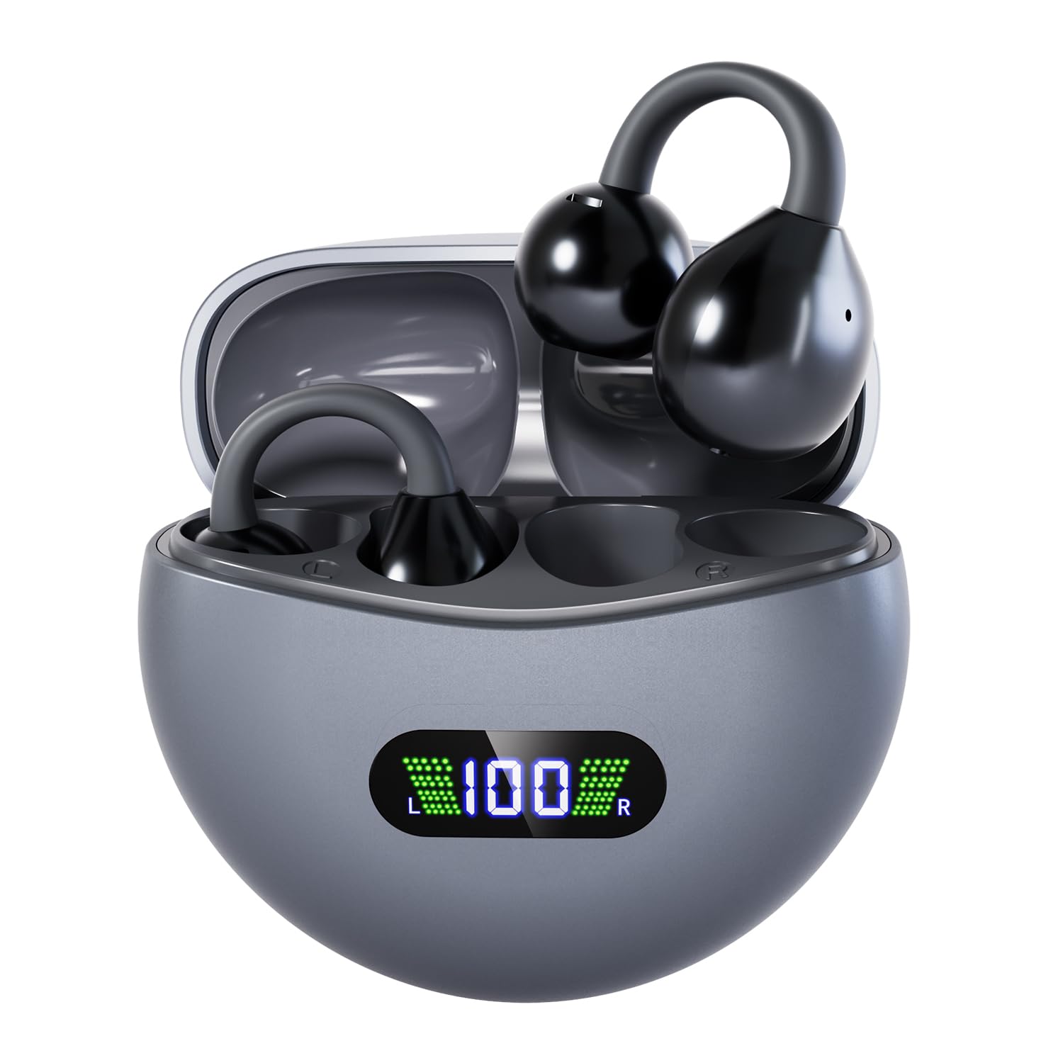 

Earphones Bluetooth industry innovation sound quality specialized Ear cuff type wireless earphones that do not block your ears Ear clip type earphones