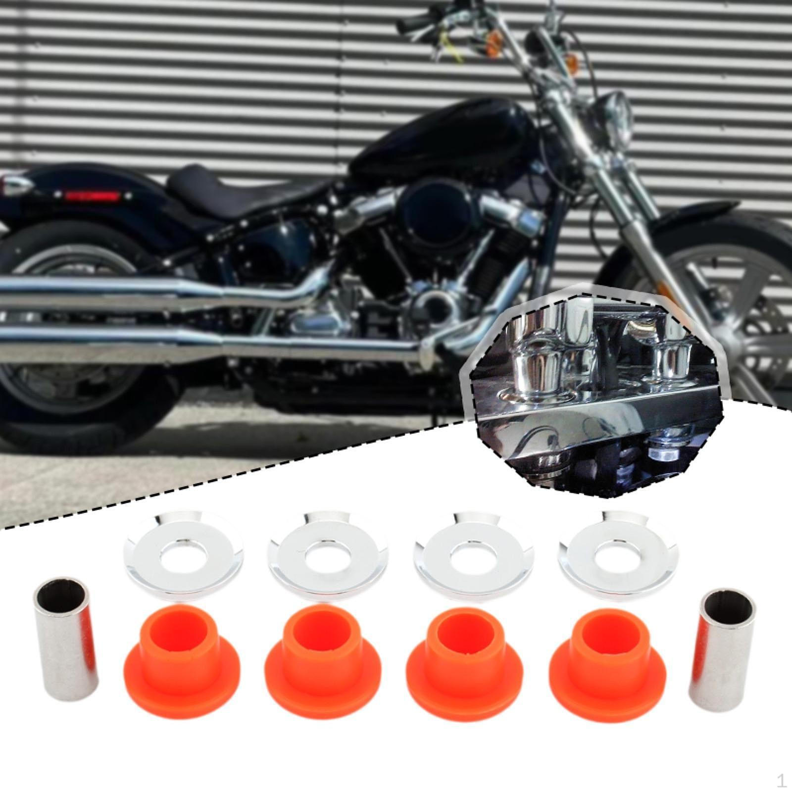 

Handlebar Riser Bushing Kit ,Accessories, Easy Installation ,Spare Parts,High Replacement Premium Orange Silver