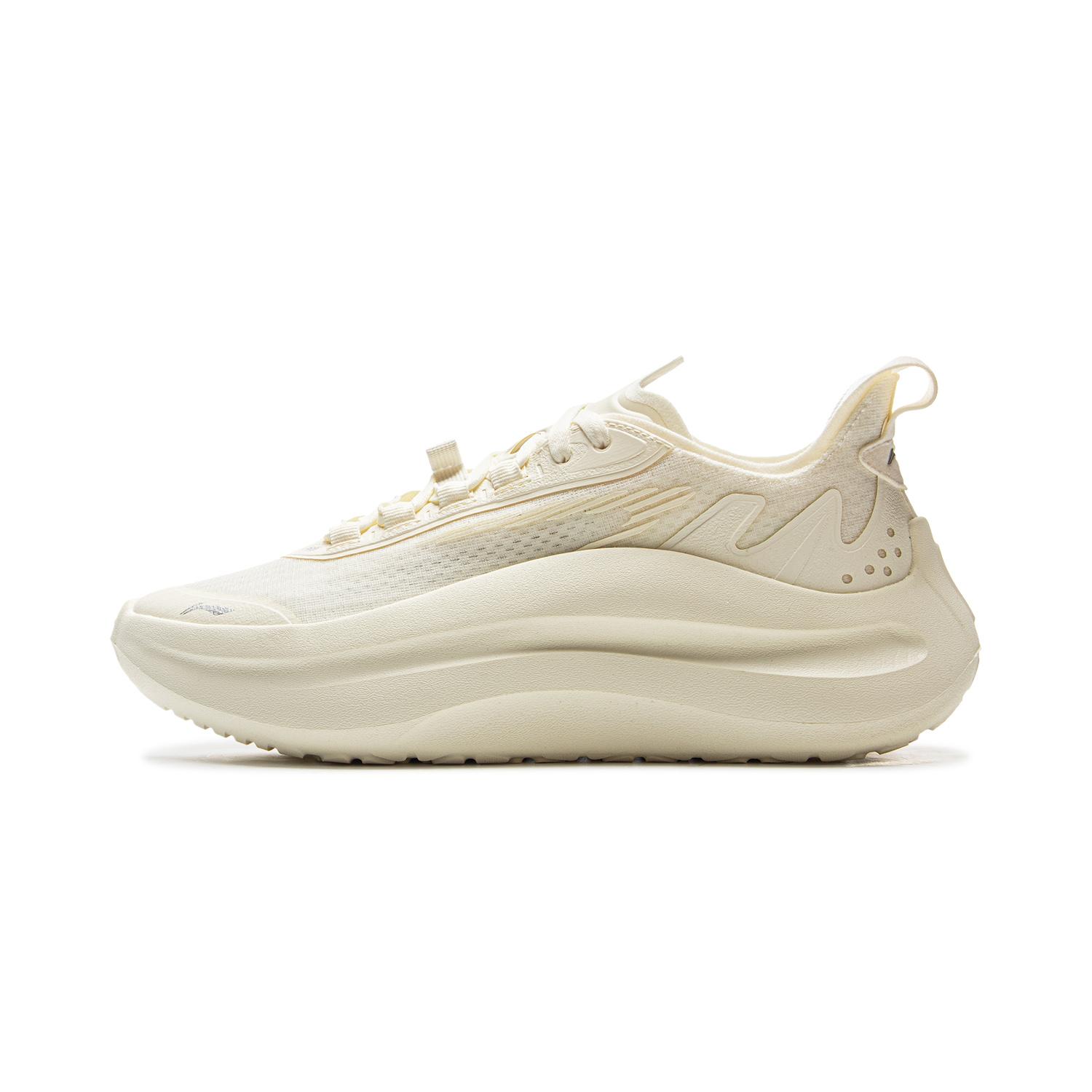 

New LiNing Cushioning, Slip Resistant, Abrasion Resistant, Lightweight Low Top Casual Shoes Women s Ecru AGLV024-2 39