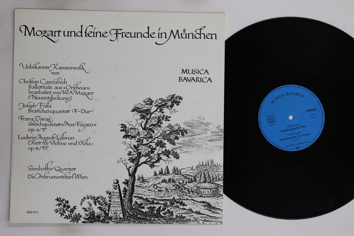 

LP Пластинка SINNHOFFER QUARTETT MUNCHEN, DIE IN - Моцарт И Его Друзья В Мюнхене MB901 MUSICA BAVARICA Германия Классическая Б/У