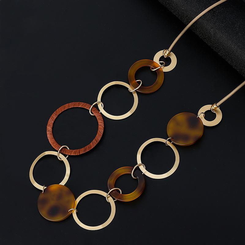 

DIMANAF 2024, подвеска «Четыре сезона», аксессуар в этническом стиле, длинный этнический стиль, ретро лист, простые аксессуары, кулон