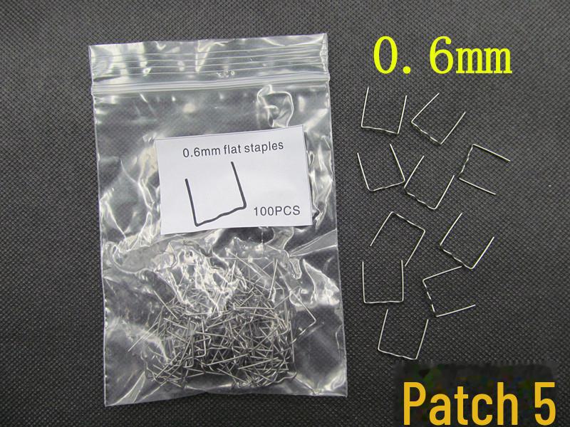 

Набір для ремонту та зварювання пластикового бампера Flat angle 0.6mm, 100 pieces