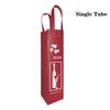 1 Stück Vlies Champagner Bier Wasserdicht Geschenkbeutel Farbe Einzel- Doppel-Flasche Rotwein Flasche Handgriff Verpackungsbeutel