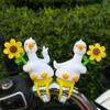 1Pcs Novelty Little Duck Windmill Ornament Bike Handlebar Decoration With Stretchable Strap For Motorcycle E Bike Road Bike