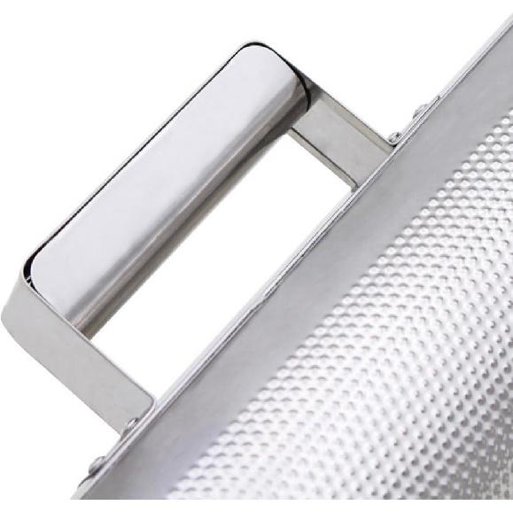 Tbest Metal Guiro Guira,Charrasca Liebewh Guiro Musical Lp,Stainless Steel Metal Guiro Musical Percussion Instrument Training Tool with Scraper Guiro