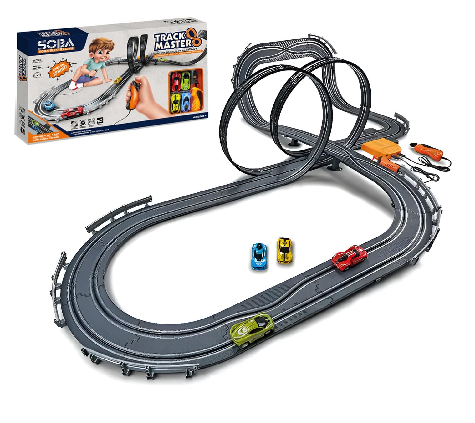 

Гоночный игровой автомат SOBA TRACK MASTER 1/64 (Курс 694см)