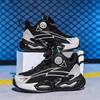 2025 Boys' Autumn Sports Shoes: Non-slip, Wear-resistant Rotary Buckle Running and Basketball Shoes