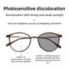 Pochromic Anti Radiation Glasses for Women Men Oval  Frame Eyeglass Frame Anti Blue Light Eyeglasses