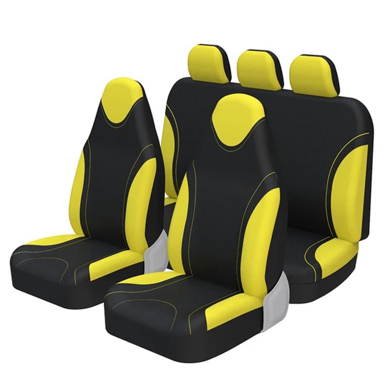 

Чехол на сиденье автомобиля в гоночном стиле с интегрированным ковшом, 3 цвета, подходит для большинства автомобильных аксессуаров для интерьера, чехлы на сиденья