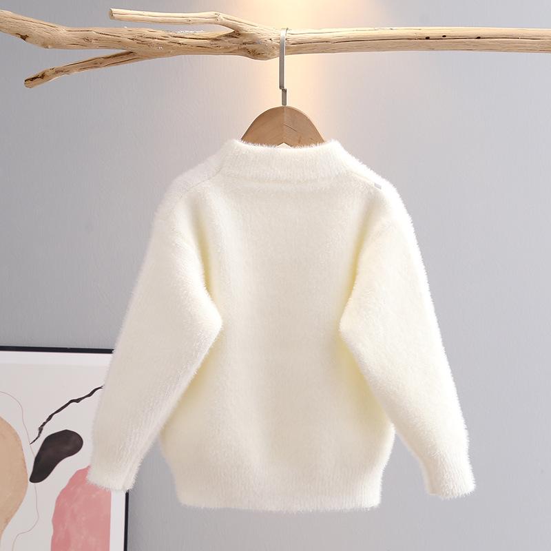 Autumn Baby Winter 311 Yrs Girls Knit Long Sleeve Umbrella Pattern Children Girl Tops Sweater Floral Kids Pullover Gy08131