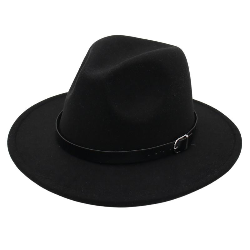 Ethnic Style Vintage Fedora Hat With Wide Brim For Women And Men