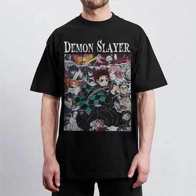 Demon Slayer Japanese Hotblooded Anime Classic Characters Sports Casual Shortsleeved Comfortable Halfsleeved Popular Top