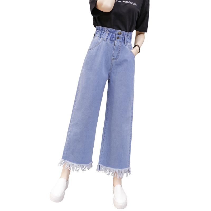 Women Baggy High Waist Jeans Wide Leg Loose Denim Pants Straight Leg Cropped Barrel Jeans