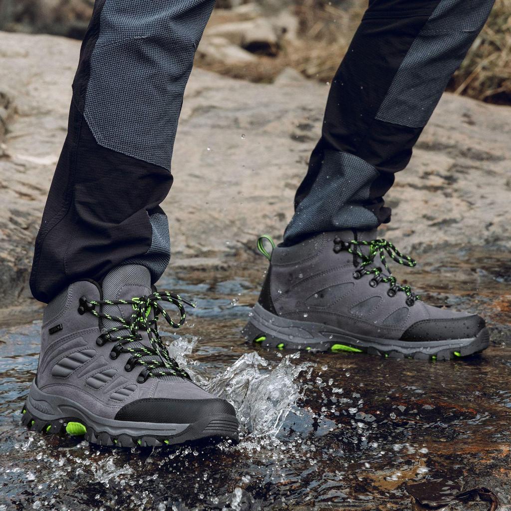 Unisex Anti-Slip Mid-Top Hiking Shoes for Climbing & Off-Roading - Ideal for Autumn & Winter