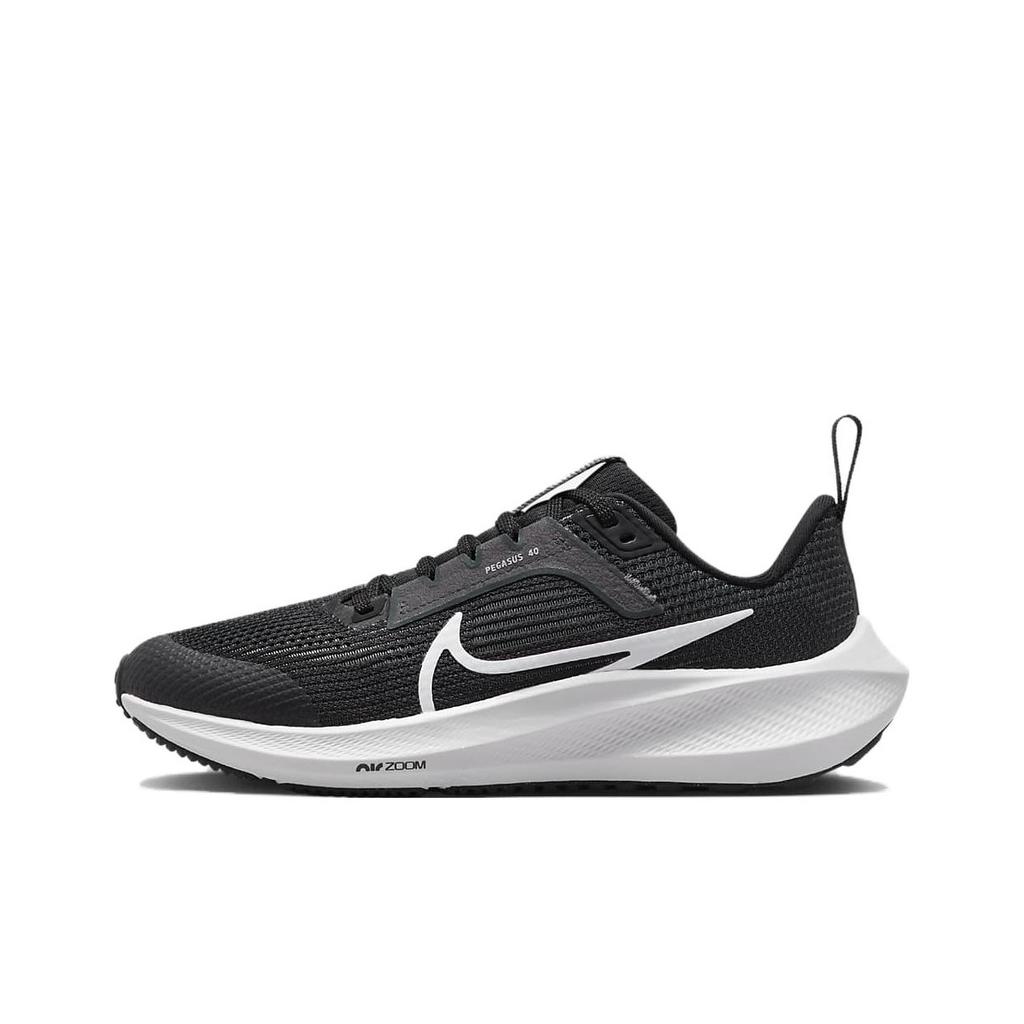 Ny Nike Air Zoom Pegasus 40 GS 'Black White' DX2498-001