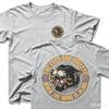 Summer Unisex Oversized Black T-Shirt Panther Rose Tattoo Double Sided Graphic Y2K Streetwear Cotton Tee for All Ages