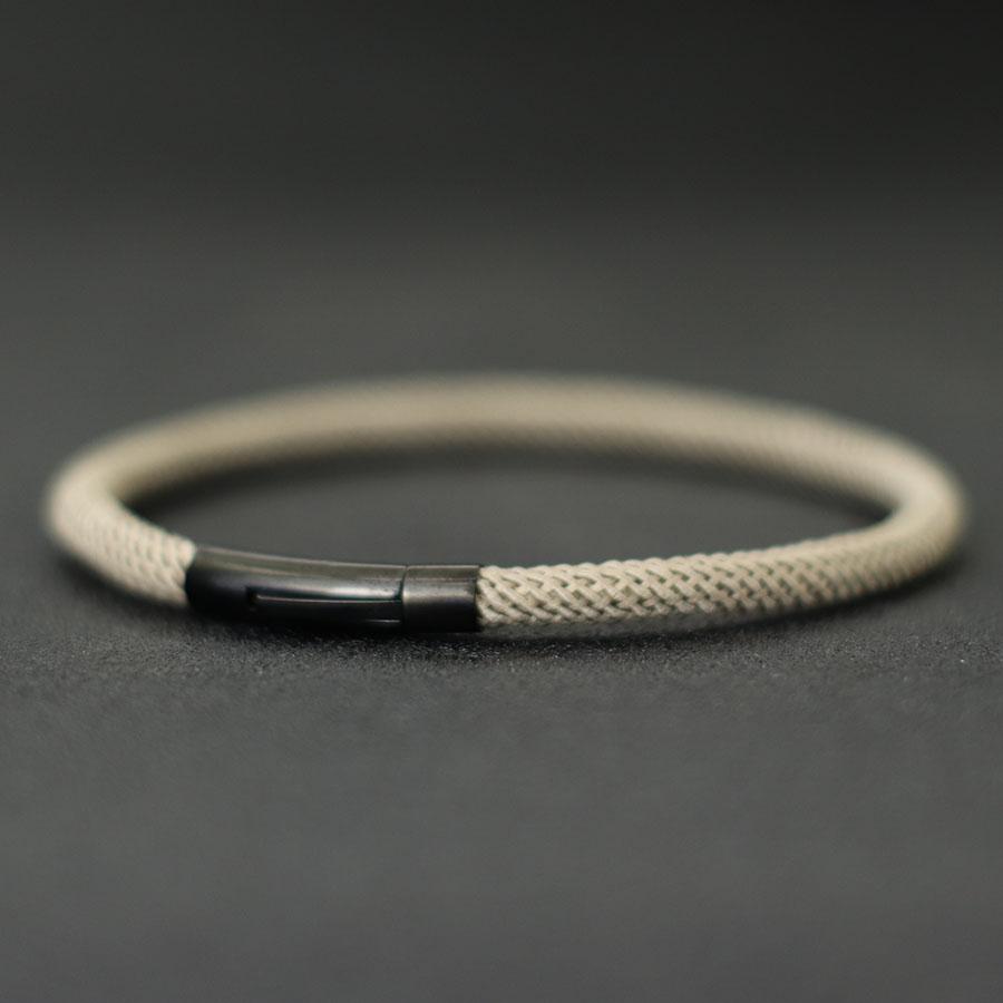 Minimalist Elegance Rope Bracelet Men Grade A 4mm Thread Braslet Homme Stainless Steel Buckle Pulseiras Masculina Armband Herren