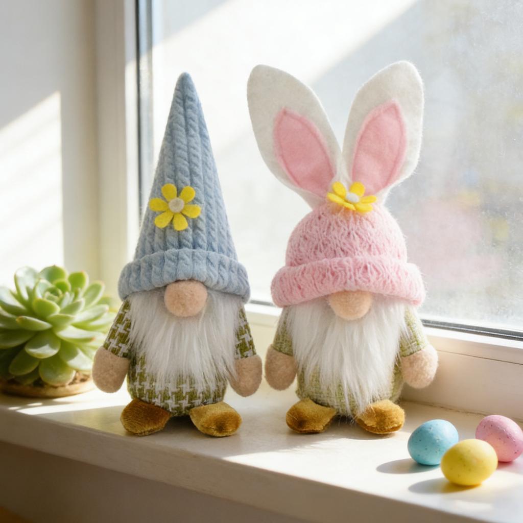 Easter Decorations, Gnome Figurines, Faceless Dolls, Doll Ornaments, Table Decorations, Holiday Gifts, Plush Toys
