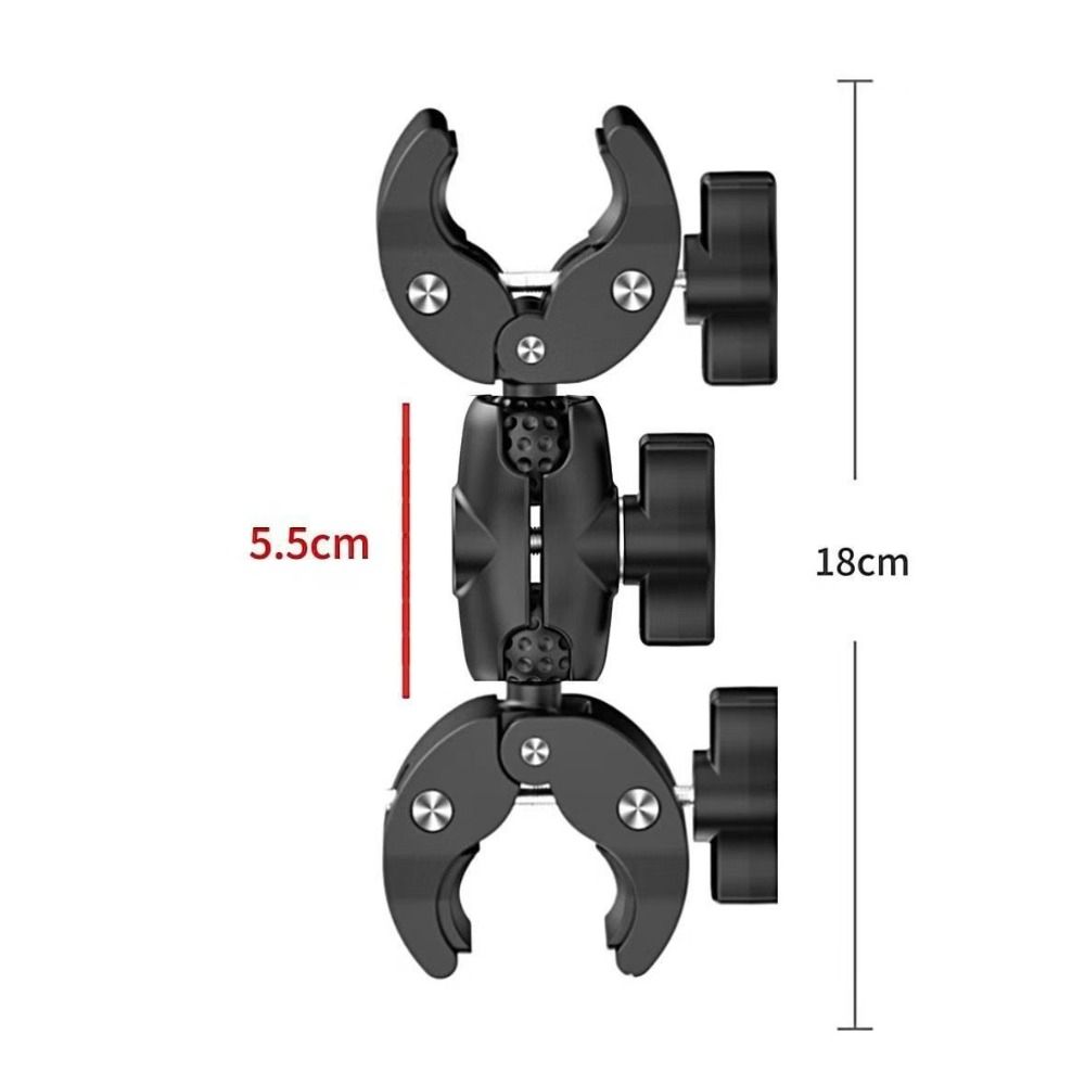 Quick Release Camera Mounts Clamps Adjustable 360° Rotation Camera Handlebar Mount Universal Ball Mount Adapter